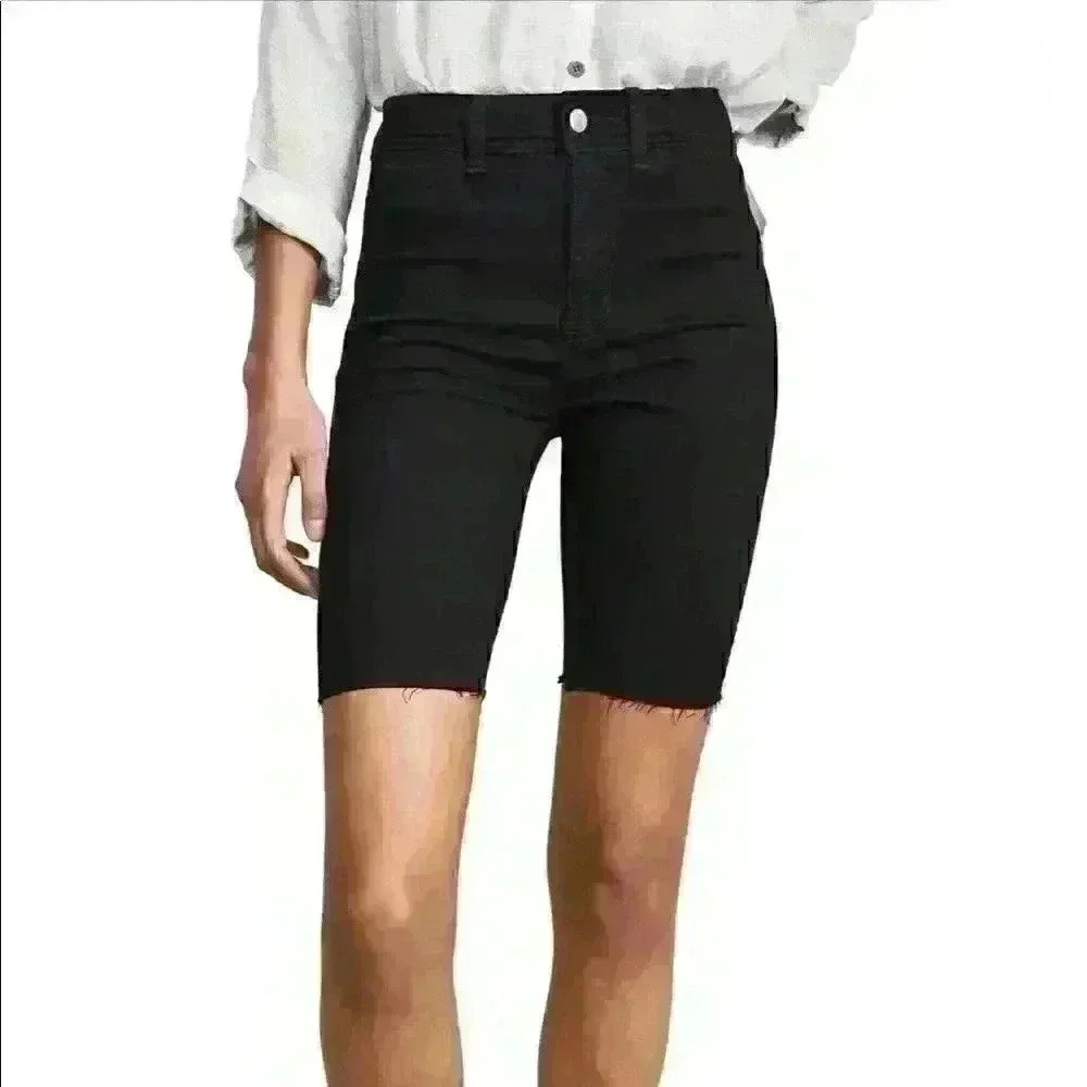 Free People Black Stretch Shorts